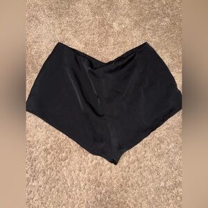Kimchi Blue Silk Black Shorts